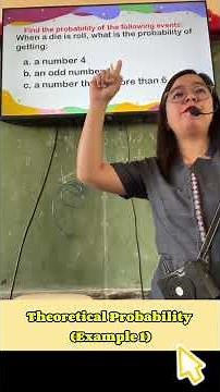 Theoretical Probability (Example 1) #mathematics #Math8 #mathtutor #mathlesson #maampagayon