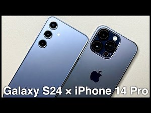 【悩ましい】同価格帯でほぼ同じサイズならどちらを選ぶか？/ Galaxy S24 × iPhone 14 Pro比較
