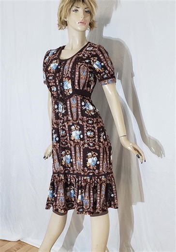 Brown Prairie Cottagecore Dress - Etsy