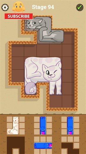 Puzzle Cats Level {{111}} | Can You Solve It? 🐱🧩 #Shorts