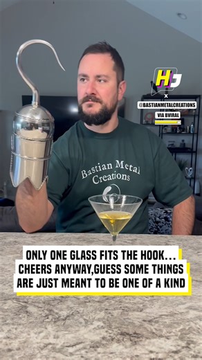 Captain Hook Vibes. Prosthetic Hand Meets Martini 🍸🪝 | Hollywood Journal