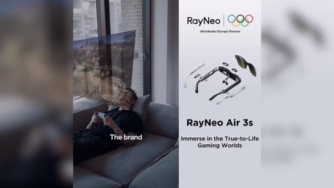RayNeo Pocket TV - Certified Portable GTV Device (Not for Netflix) - WiFi-Enabled Portable Smart TV, with Mutiple TV/Movie Series - Companion for RayNeo Air 4/Air 3/Air 2 Series AR Glasses