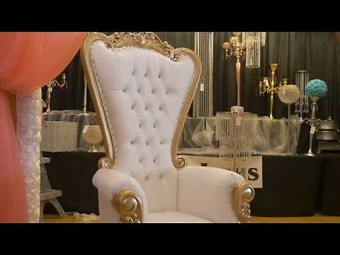 Throne chairs for rental!