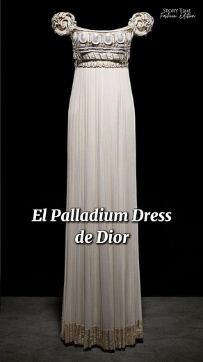 The Dior dress inspired by Greek architecture #fashion #dior #hautecouture #fashionhistory