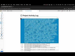 How to Access Your CoCalc Project's Activity Log