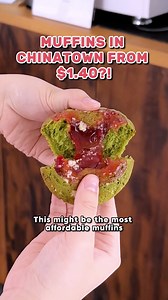 We found this newly opened bakery at Hong Lim Complex that offers freshly baked muffins from just $1.40! Not all muffins are always available at opening time, but if you’re lucky, you’ll be greeted by an eye-catching display of 15 muffin flavours. Flavours include Almond, Cranberry, Matcha Strawberry and many more! #muffins #sgbakery #sgbakes #eatbooksg #singaporefood #singaporelife #singaporetravel | Eatbook.sg