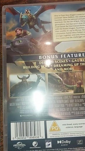 UNBOXING HOW TO TRAIN YOUR DRAGON DVD EDITION