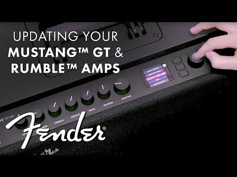 How To Update the Firmware on Mustang™ GT or Rumble™ Amps | Fender