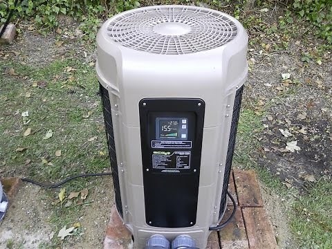 Eco+ Plus Swimming Pool Heat Pump on Above Ground Pool