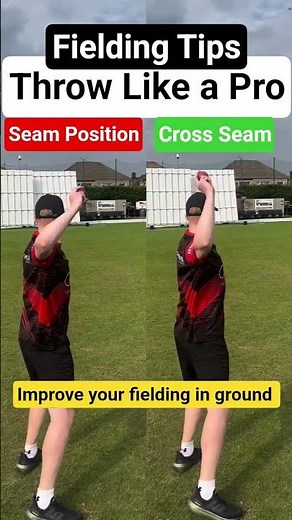 Cricket Fielding Tips: Throw Like a Pro | Cross Seam vs Seam Position 🔥