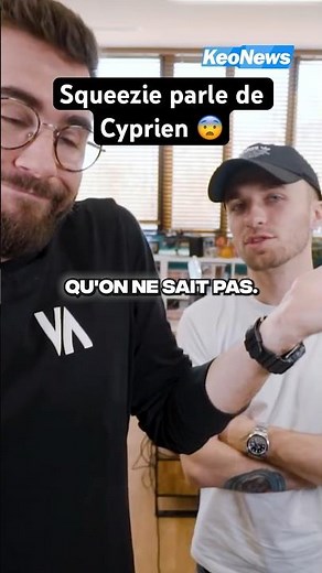 SQUEEZIE PARLE DE CYPRIEN SUITE A LEUR RUPTURE ? 😨 #shorts #drama #squeezie #cyprien #tiktok