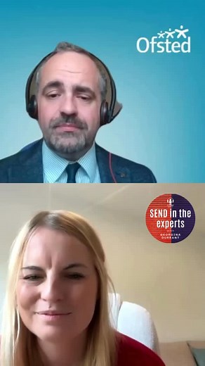 Ofsted chat on the podcast (SEND in the experts) about the new inspection framework and in particular the enhanced focus on inclusion. Listen in full on any podcast provider, or link in stories. | Georgina Durrant - The SEN Resources Blog
