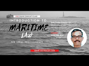 (S02 CC13) Introduction to Maritime Law for Legal Professionals