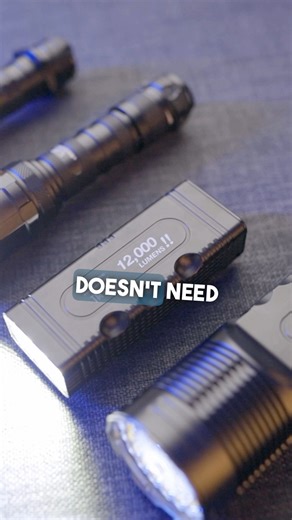 1.1K views · 24 reactions | Powerful Flashlight with Compact Design: The TM9K Pro. The TM9K Pro is a high-powered flashlight designed for those who don’t need a low-profile light. It features a thick bezel to hold 27 micro LEDs, making it stand out compared to more typical-sized lights. With built-in batteries, it’s well-suited for shorter shifts, but may not last as long as some other options in the night course range like the SRT7i or TM12K/TM20K. | Nitecore Lights | Facebook