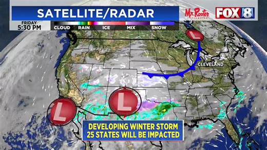 LIVE: Dangerously cold temps tonight, plus a closer look at this weekend's winter storm. Mackenzie Bart has the latest. https://fox8.com/weather/ | Fox 8 News