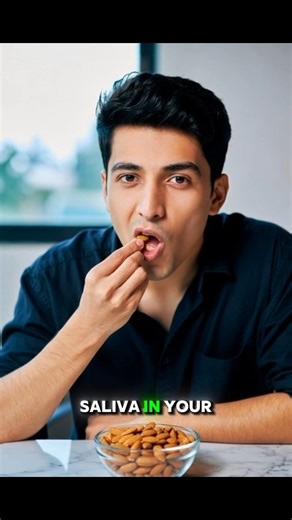 Eating Almonds: Step-by-Step Digestion Process (3D Medical Animation)#facts #almond