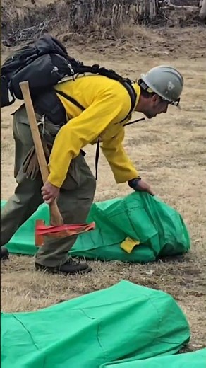 Deploy, Repack, Repeat: Practice Fire Shelters #wildlandfiretraining