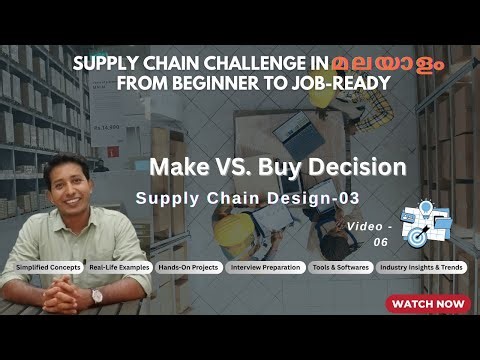 Master the Make or Buy Decision in Supply Chain #malayalam #supplychain