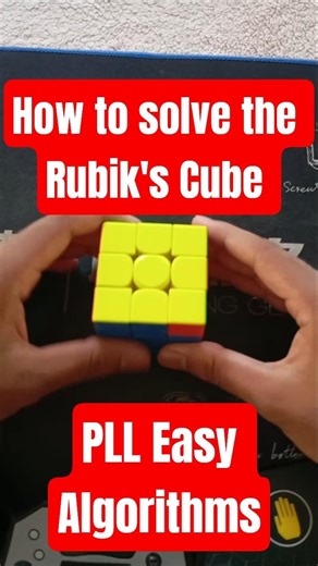 PLL T perm! ❤️✨ #rubikscube #cubing #3by3cube #solve #shorts