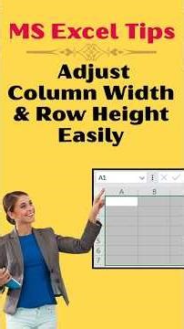 How to Change Column Width and Row Height Equally in MS Excel