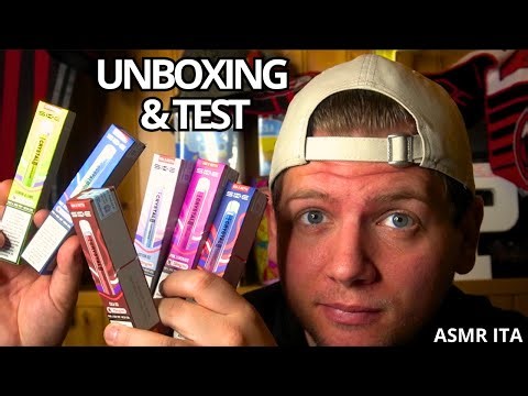 Unboxing and Testing the New Disposable Cigarettes | ASMR ITA