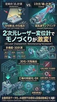 【DX舞台裏】2次元レーザー変位計の仕組みと驚きの活用術