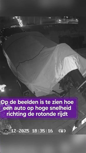 Nieuwe beelden ongeval NUNSPEET, auto op hoge snelheid l #shorts