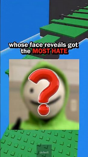 Internets Most Hated Face Reveals💔😭 #shorts #roblox #robloxrant