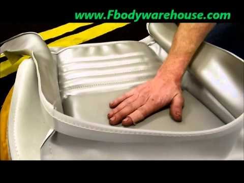 SEAT RECOVER SERIES Replace Lower Front Seat Bun Covers Camaro Trans Am