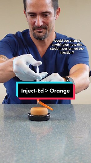 Forget the orange, upgrade your injection training game with the Demo Dose® Inject-Ed! #injections #injectionpractice #nursingmajor #nursingvlog #healthcarelife #healthcareeducation #medicationadministration #simlab #medical #collegelife #simulation #nursingquestions #nursingprogram #pov #trending #nursingstudent #fruittok #orange #fillersinjection #iminjection #nurseducation #injectables #submarine #titan #lifehacks #titanic #diversity #skintones #florenceandthemachine