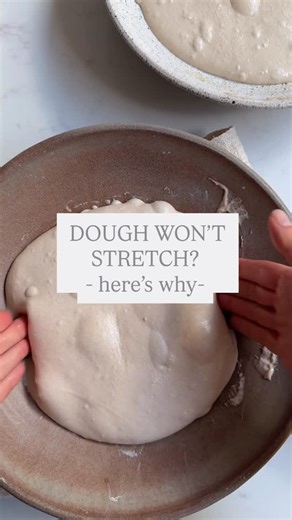 Andra Stefanescu on Instagram: "Everything I share here is inspired by the questions you ask me every day! Today, I’m tackling one of the most common ones ‘Why doesn’t my dough stretch as much as yours? If you find that you can’t comfortably stretch your dough during your folds, the first thing you should evaluate is the hydration of your dough (the amount of water in the recipe) 💧 The Water Factor: It’s not “one size fits all” One of the most important lessons in baking is that every flour beh