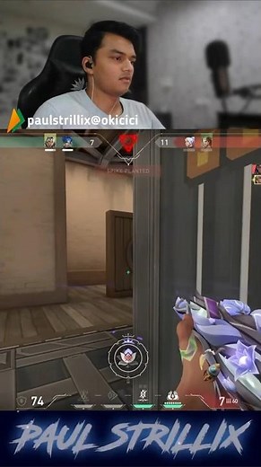 First was practice spray in Valorant