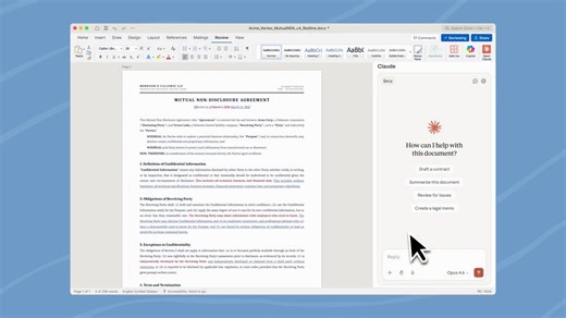 【神連携】ClaudeがMicrosoft Officeに直接搭載！👉 https://t.co/Z8KtqqWeOK最高峰のAI「Claude」がWord・Excel・PowerPointと公式連携しました！サイドバーから直接AIを呼び出せるようになり、資料作成が爆速化します。✨注目のポイント：・書式（フォントや配置）を維持したまま編集可能・修正箇所が「変更履歴」として残る安心設計・コピペの手間なく、サイドバーでドラフト作成・推敲が完結プロの編集者が横にいるような感覚で、実務の効率が劇的に向上するゲームチェンジャーな機能です。🚀#Claude #Microsoft365