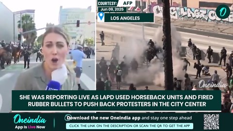 “You Just Shot the Reporter” - Journalist Hit by LA Police, Immigration Protests Explode in Violence