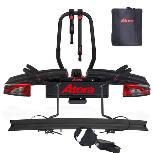 ATERA GENIO PRO Advanced Fahrradträger 2er Red Edition faltbar für 3 Räder 2 1 plus Tasche kaufen bei Camping Factory