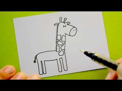How to draw a giraffe