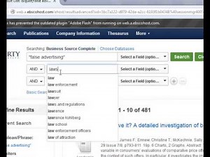 Business Source Complete Training Part 1
