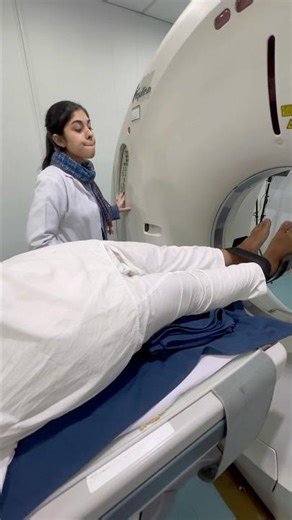 Right Knee CT Scan in RTA Case | Step-by-Step Positioning & Procedure | Educational#shorts #viral