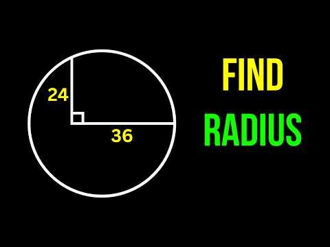 A Nice Geometry Problem | Find the radius of the circle | 2 Different Methods