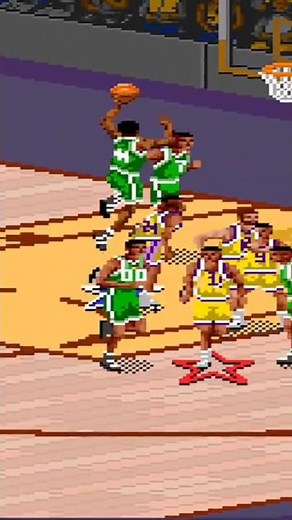 Rick Fox slams it home vs the L.A. Lakers