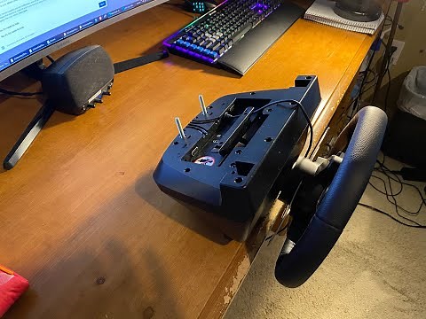 Logitech G920/G29 Racing Wheel wood desk mount - Part 2