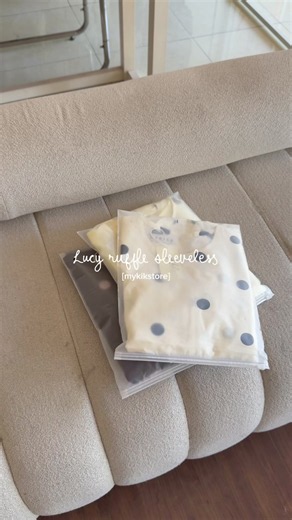Comingsoon..👀🌟 #ruffle #sleeveless #polkadot