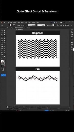 Create Stunning Zig-Zag Backgrounds Easily! ✨ #design #illustrator
