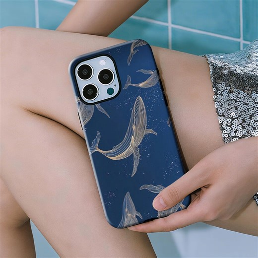Ocean Sea Life Phone Case, Whale Shark, Turtle Collage - Etsy
