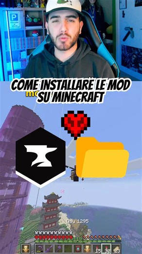 Come installare le MOD su Minecraft Java #minecraft #minecraftshorts #minecraftita #minecraftdaily