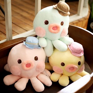 [Hot Item] 2021 New Design Plush Realistic Stuffed Aquatic Animals Soft Octopus Toy for Children Kids