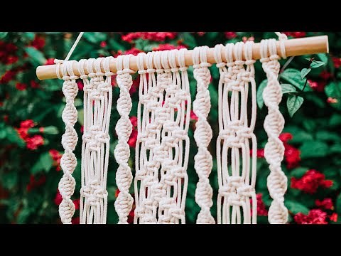 Painel de Macramê para Iniciantes | Tutorial Passo a Passo