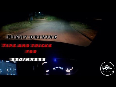 How to Drive at Night for Beginners | Night Driving Tips & Tricks #car #drivinglessons #vlog#vlogger