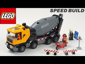 Lego City 60478 Cement Mixer Speed Build