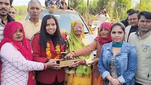 Arjun Award: ढोल-नगाड़ों संग हुआ बेटी का भव्य स्वागत, हाशमपुर गांव में चमका प्रीति के हौसले का अर्जुन पुरस्कार